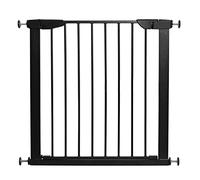 Safety Stair Gate Extension Metal Safety Gate Pressure Mount Kit Auto Close/Black/141-148Cm