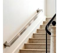 Safety Staircase Handrail 200kg Load Capacity Durable and Sturdy Fall Prevention Grab Bar Wall Mount Stair Railing for Elderly Disabled Pregnant Women(7ft/210cm)
