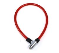 Safety Steel Wire Lock Anti-Theft Cable Coil Security Lock Multipurpose Compatible with Motorcycle(Red)