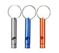 Safety Survival Whistle - Strong Whistle | Aluminum Alloy Rescue Whistle 3pcs Survival Whistle Coach Whistle with Loud Sound