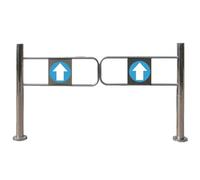 Safety Swing Gate, Durable Metal Door for Pedestrian Access Security in Supermarket Warehouse Library School Entrance