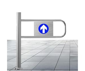Safety Swing Gate with Spring-Loaded MechanismSecure Entrance Solution for Warehouses Libraries Retail Stores & Shopping Malls & Easy to Install