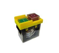 Safety Switch KJD6 5E4 250V 6A, Electromagnetic Switch, Waterproof, Magnetic, Machine Switch Protection, Power Outage, Start Button, Emergency Stop Switch, IP55 (5E4)