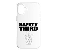 Safety Third funny missing finger Safety Third Case for iPhone 16 Plus