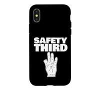 Safety Third funny missing finger Safety Third Case for iPhone X/XS