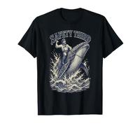 Safety Third Funny Sarcastic Whale Rider Joke T-Shirt