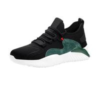 Safety Trainers for Men, Steel Toe Cap Work Shoes Anti Smashing and Anti Piercing Puncture Proof Non Slip Breathable Cushion Work Sneakers for Industrial Fashion and Daily Wear White