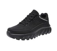 Safety Trainers Men Non-Slip Deep Lugs Hiking Shoes Air Cushion Sturdy Grip Walking Shoes Chunky Comfortable Steel Toe Cap Trainers Mountain Trekking Backpacking Trainer Anti-Smashing Puncture Proof