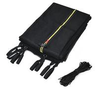 Safety Trampoline Net Compatible with 183/244/305/366/427/457/488 cm 6/8/12 Poles Zippered Protection for Ultimate Safety and Long-lasting Performance
