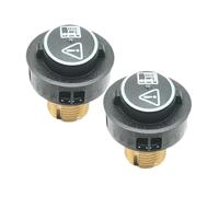 Safety Valve Brass 2/1 Pieces with Black O-ring, Compatible with Karcher, SC4 SC5 Vacuum Cleaner and Steam Cleaner Household Appliances Part (2pcs)