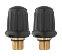 Safety Valve Cap For Karcher Steam Cleaner 4.590-105.0 With Black O-For Ring | Compatible With SC1 SC2 SC3 Series Models 1.512-211.0 1.702-100.0 Replacement Part(2 PACK)