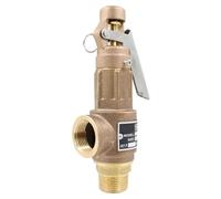 Safety Valve S10 S10L DN40 DN50 1.2inch ustable Full Copper Thread Pressure Relief Valve with Handle for Steam(5bar,DN40,S10)