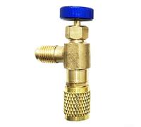 Safety Valve Thread Diameter 1/4 Inch, 1/4 SAE Interface, Suitable For R22/R404/R407 Air Conditioner, Liquid Safety Valve For Air Conditioner Manifold