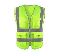 Safety Vests, High Visibility Reflective Vest Multicolor Multiple Sizes For Outdoor Work(Grün,XL)