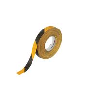 Safety-Walk 3M Slip-Resistant General Purpose Tapes 613, 25.4 x 18.3 | Roll, Black/Yellow Stripe, 25.4 mm x 18.3 m, pack of 4, for light to heavy shoe-traffic areas