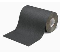 Safety-Walk 3M Slip Resistant Resilient Medium Tape 310, Black, 152 mm x 18.3 m, Roll | 1/case |for light shoe traffic and for barefoot areas