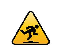 Safety Warning Signs - Watch Your Step Sign - 3 x A4 Self Adhesive Health and Safety Waterproof Vinyl Label Sticker for Commercial Office Retail Outdoor