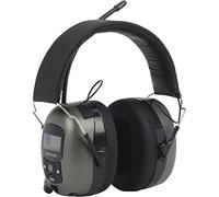 Safety Works 10121816 MP3/AM/FM Digital Radio Ear Muffs, Black