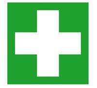 SafetyMarking First Aid Self-Adhesive Film 150x150mm ISO 7010