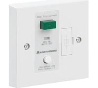 Generic Sports RCD Spur SafetySure 1 Gang 13A 30mA White