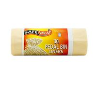 Safewrap Pedal Bin Liners 12L 30Pk One Colour (One Size)
