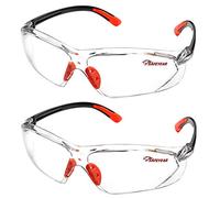Safeyear Anti Scratch Safety Glasses [EN166 Certified]- SG003*2 Anti Fog UV Protection Safety Goggles For Mens & Women, Anti Steam Z87 Protective Glasses for DIY Work, Grinding, Medical,Shooting Play