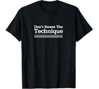 SaffDFFSaa Don't Sweat The Technique T-Shirt Black