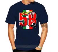 SaffDFFSaa Men-T-shirt-Marco-Simoncelli-Super-Sic-58-Black-funny-t-shirt-novelty-tshirt-women-fashion