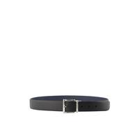 Saffiano Leather Reversible Belt - male - Prada - Belts - Black - 80 CM - Accessories 80 CM