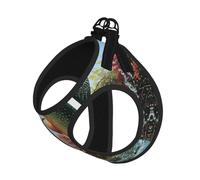 Safflower Flying Fish Compact Pet Suspender Vest-The Perfect Small Pet For A Comfortable Walk