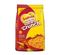 Saffola Masala Oats Karara Crunch, 500g | Tasty Evening Snack, Classic Masala with crunchy bits and millets