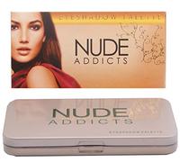Saffron - 9 Colours Tin Casing Eye Shadow - Nude Addicts