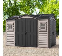 Store More Saffron Apex Plus Vinyl Shed 10.5x8ft Grey
