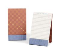 Saffron Checkerboard Little Reminders Pocket Pad: A handy little lined notepad for not forgetting a thing