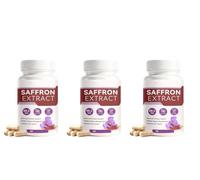 Saffron Extract 88.5MG- Pure Saffron| support Energy & Mood| Eye, Skin & heart （60grain）,3Pcs