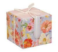 Saffron Floral Memo Block Decorative Desk Note Cube