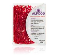 Saffron for Wellness - Zafran for Mood Support & PMS Relief - Saffron for Skin & Emotional Well-Being - Rich in Crocin & Safranal - Alfood Pure Grade زعفران (0.5g)
