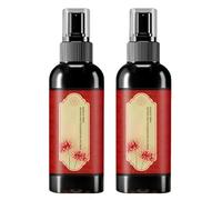 Saffron Hair Blackening Spray, Black Hair Sprays, Travel Hairs pray, Blacks Root Spray with Herbal Essence, Prevents Gray Hair, Strengthens Roots, Leaving Hairs Shiny and Shiny (2PC)