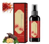 Saffron Hair Blackening Spray, Improve The Dryness Of Hair Quality, Anti-Lost Strengthen Hair Root, Eaving Hair Shiny And Shiny, Suitable For All Hair Types,1pcs
