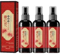Saffron Hair Blackening Spray, Natural Herb Hair Conditioning Spray, Nourishing Scalp & Roots, Helps Reduce Gray Appearance for All Hair Types, Adds Shine & Softness (3 Pcs)