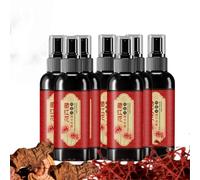 Saffron Hair Spray With Polygonum Multiflorum Root Extracts, Herbals Essence Hair Perfume Spray, Plant Essences Fragrances Hairs Mists, Nourishing The Scalps With Gentle Formulation (7)