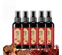 Saffron Hair Spray With Polygonum Multiflorum Root Extracts, Herbals Essence Hair Perfume Spray, Plant Essences Fragrances Hairs Mists, Nourishing The Scalps With Gentle Formulation (5)