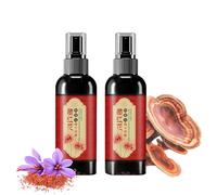 Saffron Herbal Spray for Hair Care, Natural Saffron Blackening Hair Spray with Polygonum Extract, Nourishing Mist for Shiny, Smooth, and Healthy Looking Hair for Men and Women (2pcs)