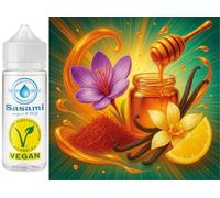 Saffron-Honey Whisper - Saffron, Honey, Vanilla & Lemon Flavor Concentrate - Vegan - Sasami - 100ml