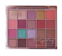 Saffron LONDON 20 Colours Gorgeous Eyeshadow Palette, Matte and Shimmer Finishes, Professional Makeup Kit with Applicator, (Pallete Colour 02)