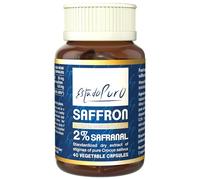 Saffron Supplement, 2% Safranal, 40 Vegetable Capsules, Estado Puro