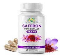 Saffron Supplement 88.5mg - Pure Saffron Extract Capsules for Mood, Energy & Vision Support - Vegan, Non-GMO, Gluten-Free, 90 Capsules, 3 Month Supply