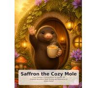 Saffron the Cozy Mole: Cozy Fantasy Coloring Book for Adults: 50 Original Woodland Mole Scenes for Relaxation & Stress Relief (Cozy Burrow Tales)