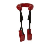 Sportsheets Saffron Vegan Thigh Sling, Positioning Strap, Multi-Use, Black and Red