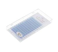 SAFIGLE 1 Box Fluorescent Fake Eyelashes Soft Dense Neon Blue Green Mixed Lengths Dramatic Synthetic Lashes for Women Party Club Date Eye Makeup